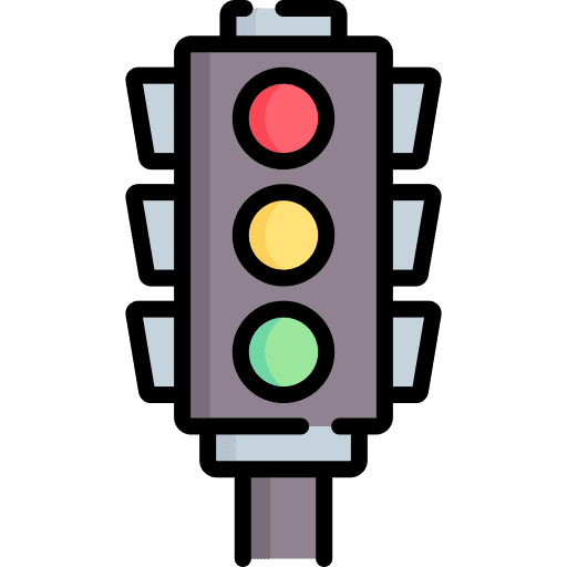 Traffic lights road signal town traffic signal icon Traffic lights road signal town traffic signal icon