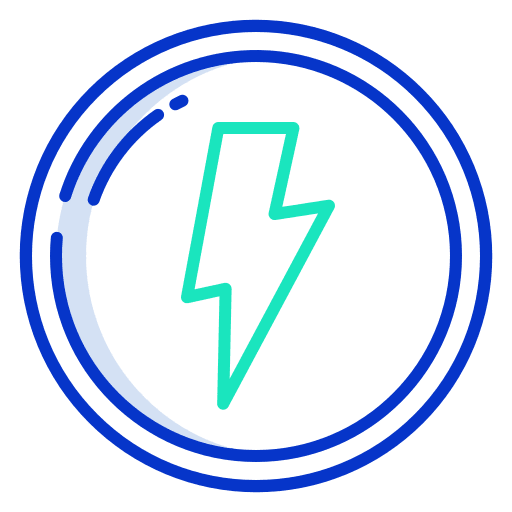 Flash electricity flash thunder icon