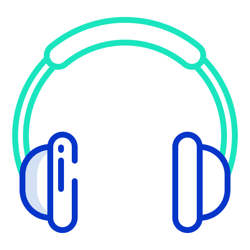 Headphone headphone sound music and multimedia icon