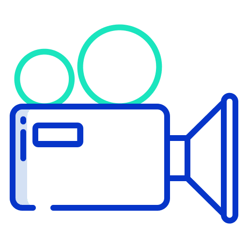 Video film photographic film video icon