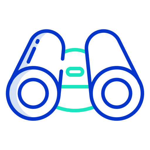 Binocular sight spy binocular icon