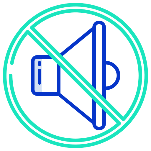 Mute music player ui sound icon
