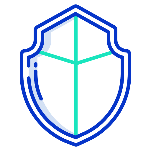 Shield defense shield security icon