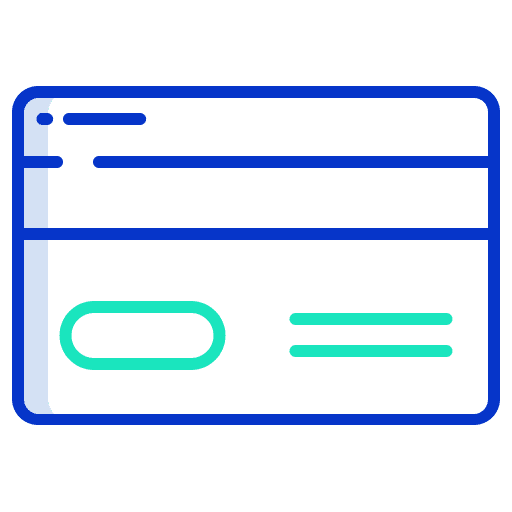 Credit card credit card plastic money debit card icon