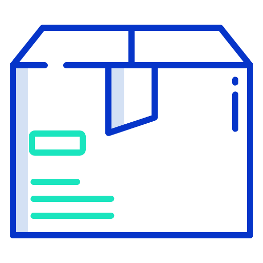 Box packaging storage box icon