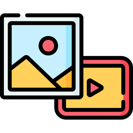 Media video management photo icon