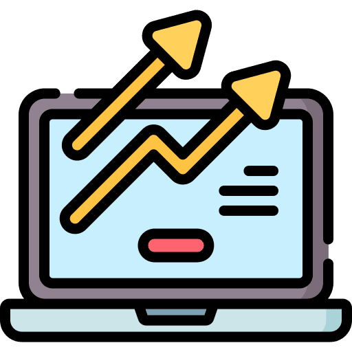 Monitoring seo and web information monitoring icon