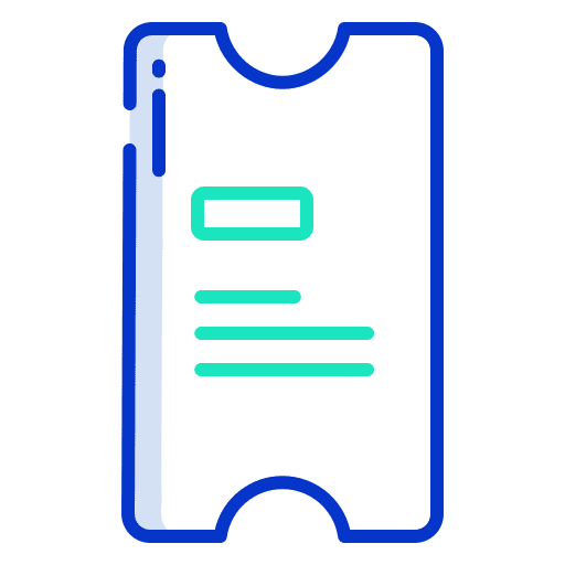 Ticket theater entertainment ticket icon