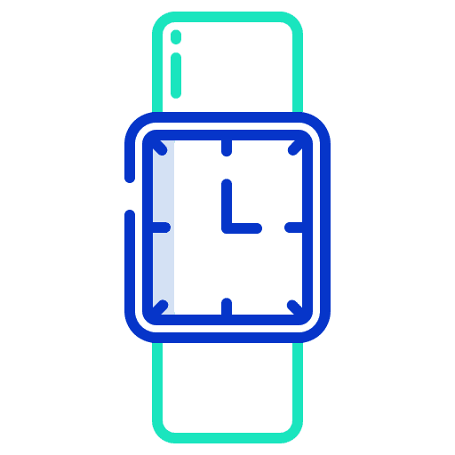 Watch time and date time accessories icon