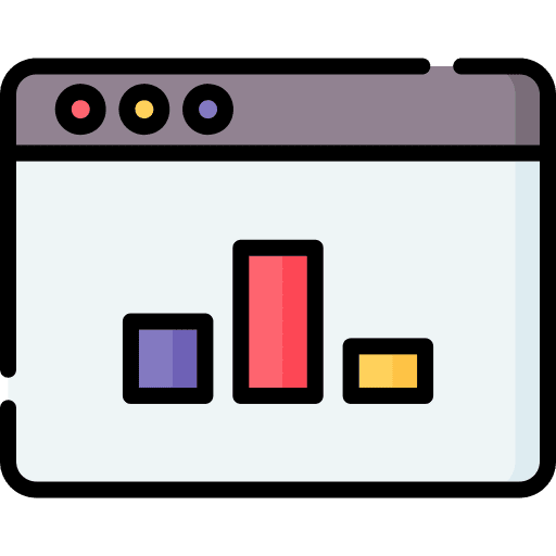 Bar chart business and finance website online icon Bar chart business and finance website online icon