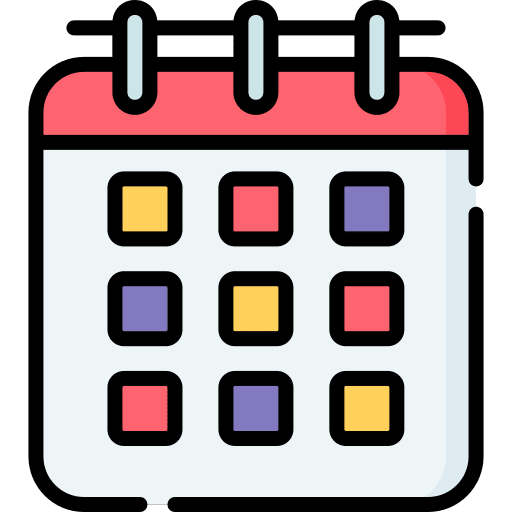 Calendar organization calendar date icon Calendar organization calendar date icon