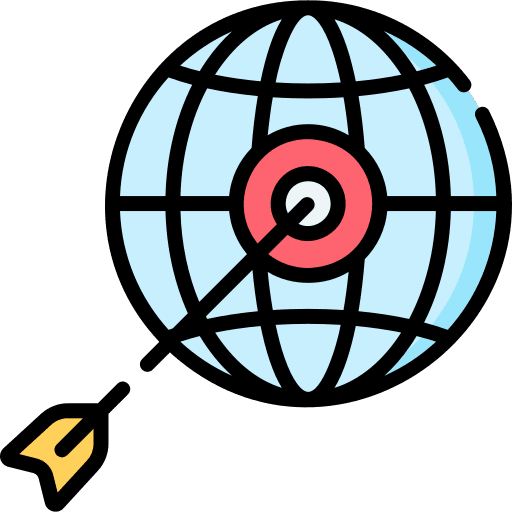 Goal dart seo and web browser icon Goal dart seo and web browser icon