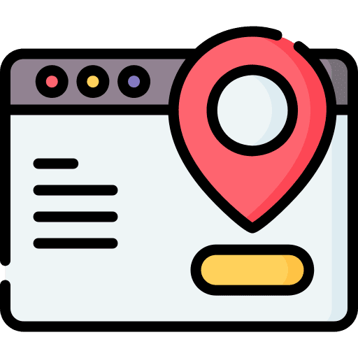 Location internet location browser icon Location internet location browser icon