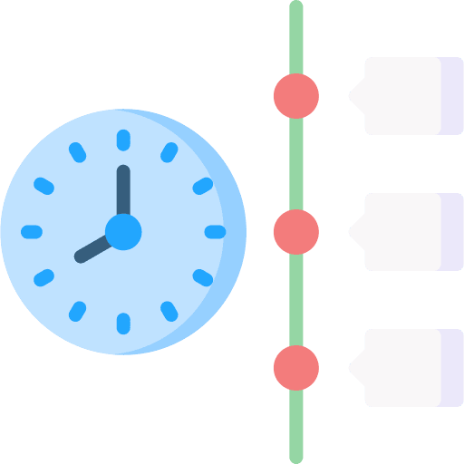 Timeline infographic elements analytics timeline icon