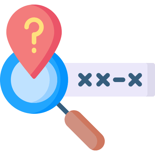 Tracking barcode electronics check icon