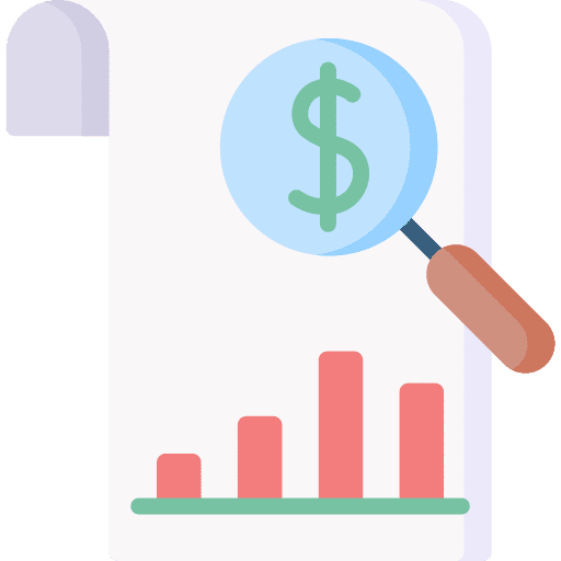 Finances bar graph finances commerce and shopping icon