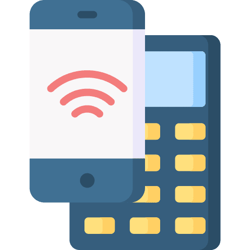 Payment credit card contactless pay card icon