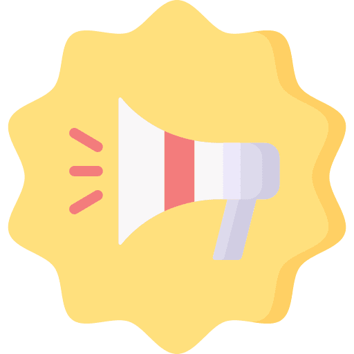 Promotion megaphone communications announcement icon