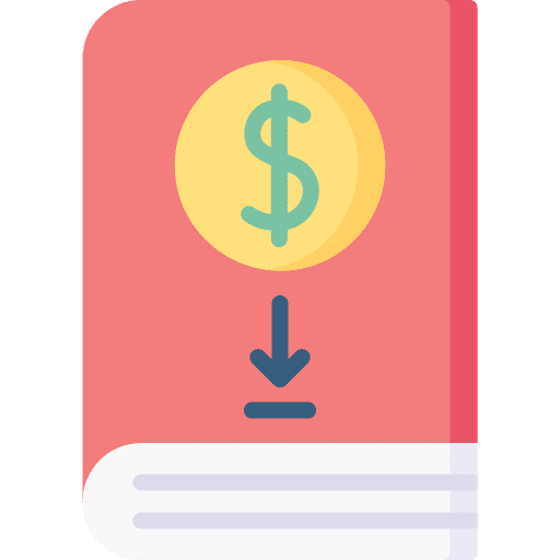 Sales down arrow sales commerce and shopping icon