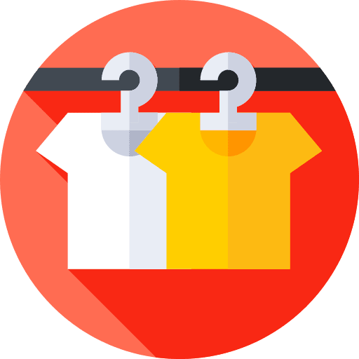 Clothes fashion rack clothes icon