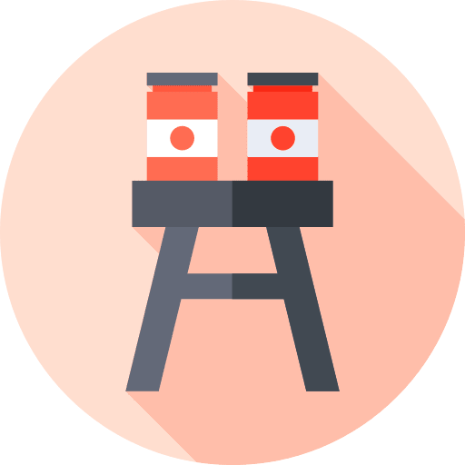 Jam jam organic food food stand icon