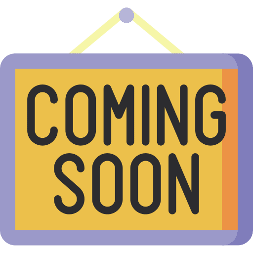Coming soon marketing signaling signboard icon