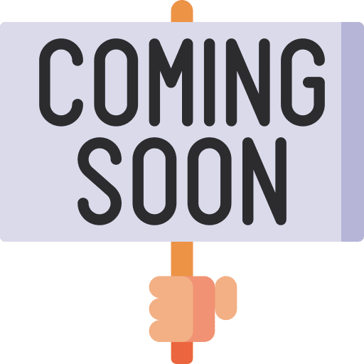 Coming soon signaling campaign marketing icon