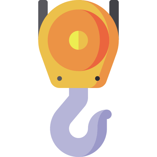 Crane crane construction hook icon