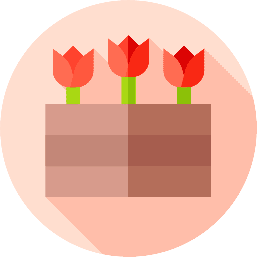 Flower pot farming and gardening flower icon Flower pot farming and gardening flower icon