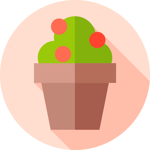 Pot garden florist pot icon Pot garden florist pot icon