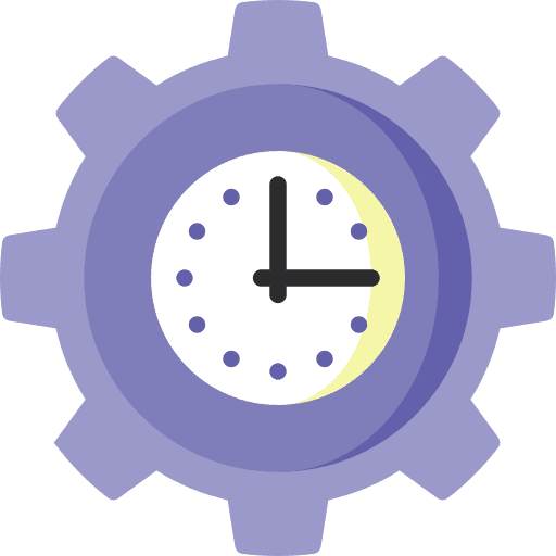 Work in progress cogwheel efficiency work in progress icon