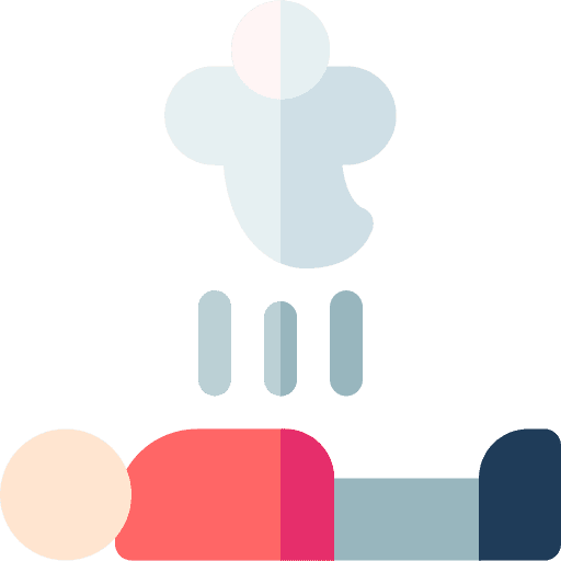 Dead body avatar bed dead icon