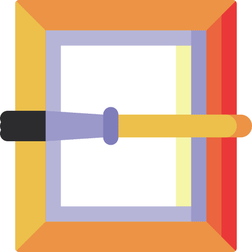 Frame art and design creative art icon Frame art and design creative art icon