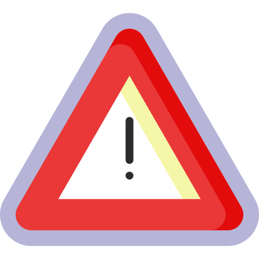 Warning sign triangle alert traffic sign icon Warning sign triangle alert traffic sign icon