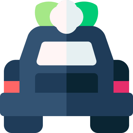 Hearse automobile cross hearse icon