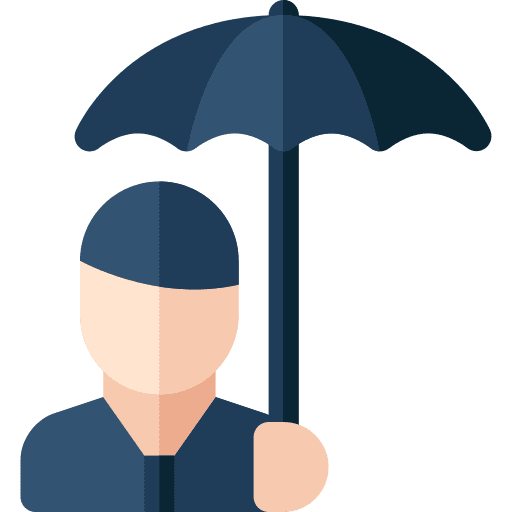 Funeral umbrella avatar funeral icon