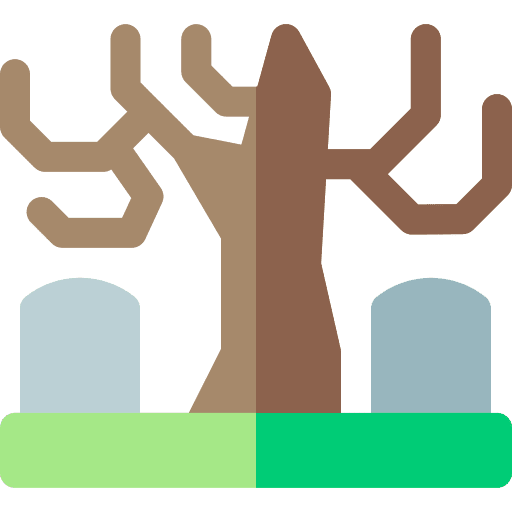 Cementery grave death tombstone icon