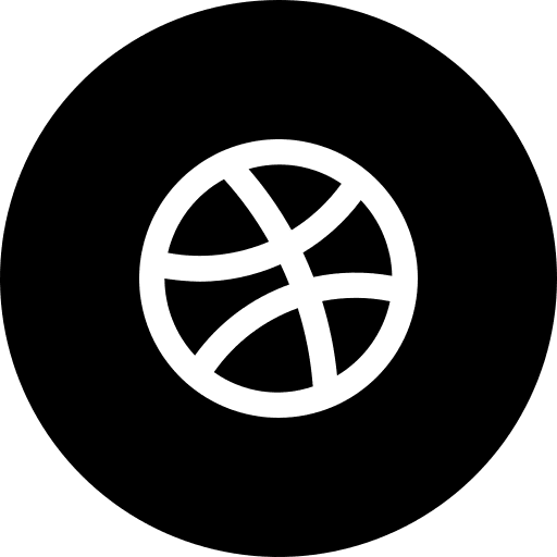 Dribble web dribble basketball icon