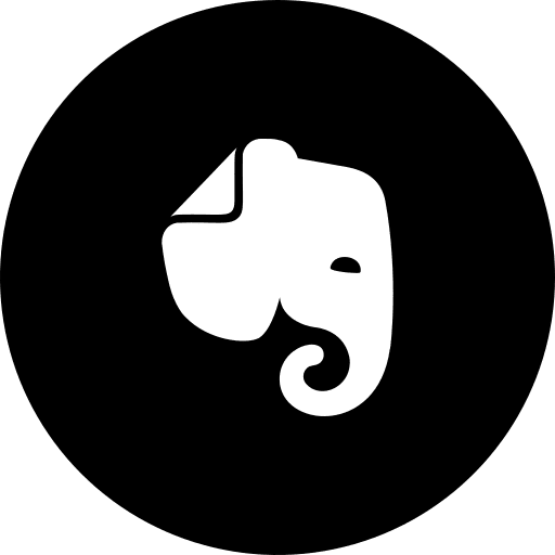 Evernote brand logo evernote icon