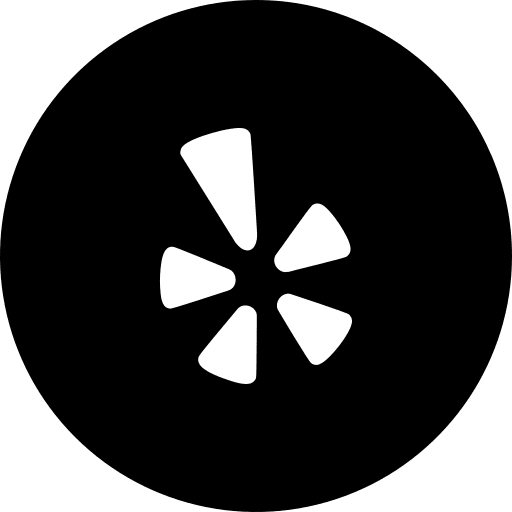 Yelp brand social network logotype icon