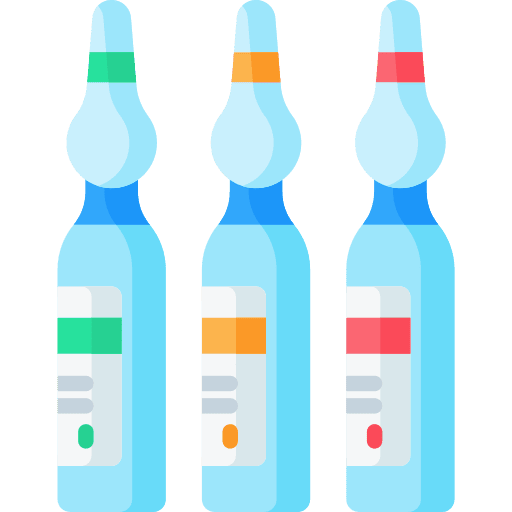 Ampoule medicine vaccine healthcare and medical icon