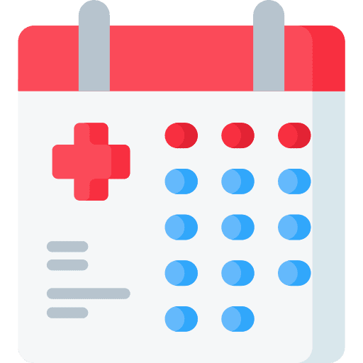 Calendar vaccine calendar hospital icon Calendar vaccine calendar hospital icon