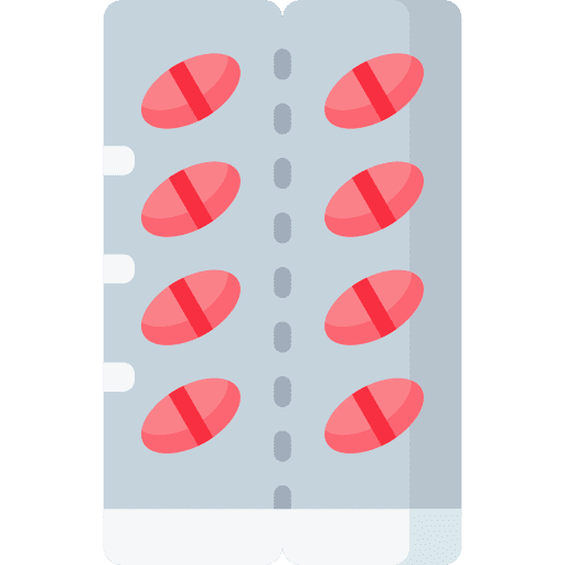 Pills blister pharmacy pack icon Pills blister pharmacy pack icon
