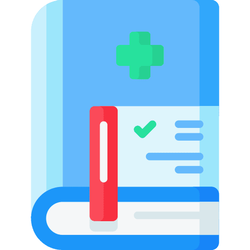 Book healthcare and medical medicine manual icon Book healthcare and medical medicine manual icon