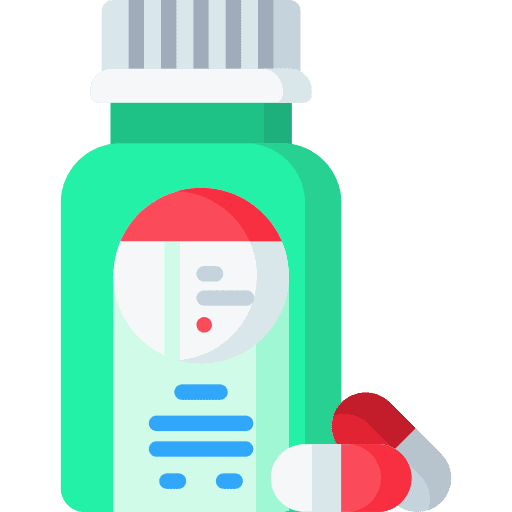 Medicine healthcare and medical bottle medication icon Medicine healthcare and medical bottle medication icon