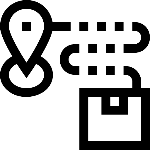 Tracking package tracking parcel icon