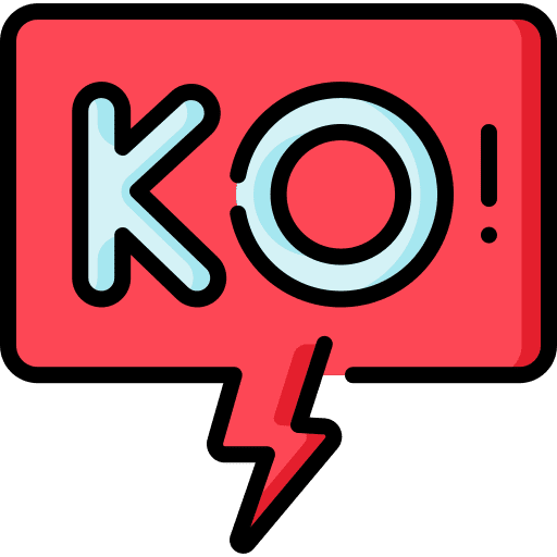 Ko lost wrestling speech bubble icon Ko lost wrestling speech bubble icon