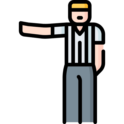 Referee blonde people user icon Referee blonde people user icon