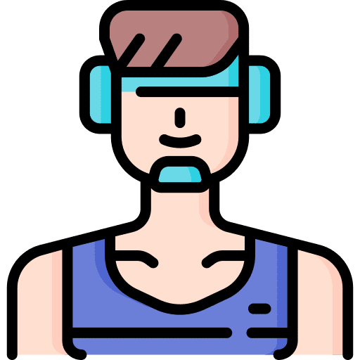 Wrestler avatar sports and competition helmet icon Wrestler avatar sports and competition helmet icon