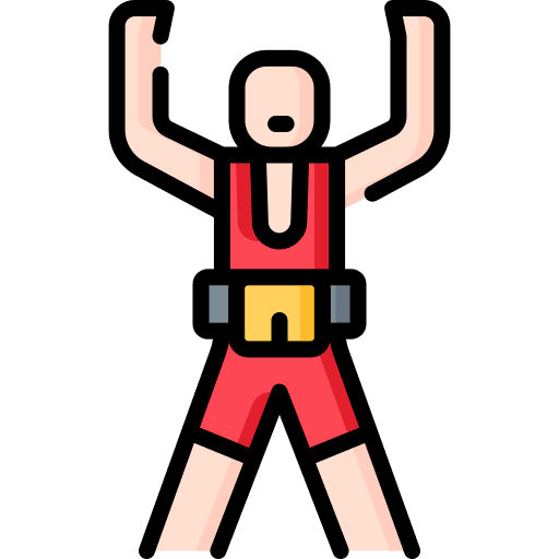 Winner wrestling celebrate winner icon Winner wrestling celebrate winner icon